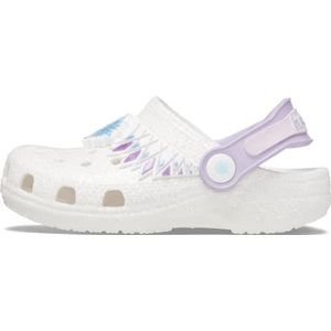 Crocs CLS FL I Am Frozen II Clog T houten schoen voor kinderen, uniseks, wit, 19/20 EU