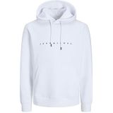 JACK & JONES Heren JJESTAR JJ Sweat Hood NOOS capuchontrui, wit, L, wit, L