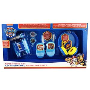 EKIDS Paw Patrol, Adventure & Music Gift Set. Volume Friendly Heafones, Push to Talk Walkie Talkies, Kompas, Flashlight en Binoculars BMDPWV302