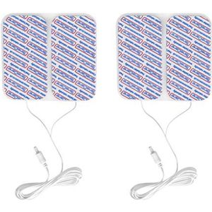 TensCare (E-CM50100-MTNEW) MamaTENS reserve elektroden NIEUW (4 stuks) voor serienummers groter dan 1330000, 50mm x 100mm