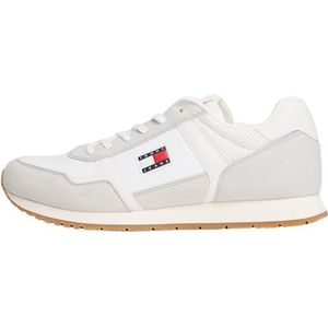 Tommy Hilfiger - Witte Heren Sneaker - Polyester