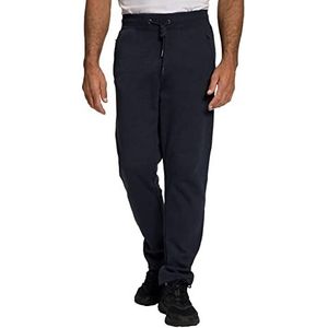 JP 1880 Heren joggingbroek, homewear, elastische tailleband, ritszakken, tot 8 XL broek, mat nachtblauw, 5XL, mat nachtblauw, 5XL