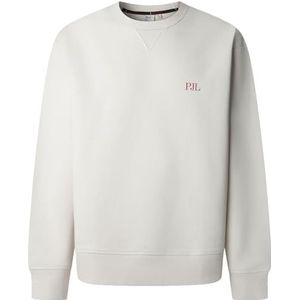 Pepe Jeans Heren GARRET CREW Sweatshirt, Beige (IVORY WIT), M, Beige (ivoorwit), M