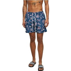 Urban Classics - Nautical Aop - Zwemshort - Multicolor - 100% Polyester