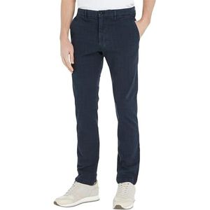 Tommy Hilfiger Heren Broek Denton Straight Fit Chino, Blauw (Woestijnhemel), 29W / 30L