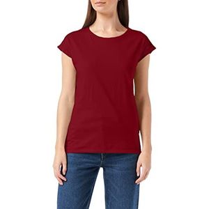 Build Your Brand - Extended Shoulder Tee - T-shirt - Bordeaux - 5XL
