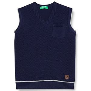 United Colors of Benetton Vest voor heren en kinderen, blauw 252, 68 cm
