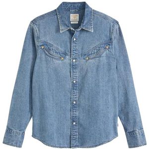 Levi's - Overhemden - Blauw - Katoen