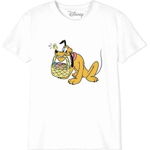 Disney Easter Mickey BODMICKTS091 T-shirt voor jongens, wit, maat 08 jaar, Wit, 8 Jaren