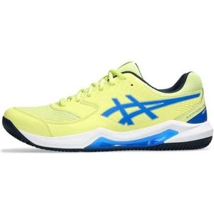 ASICS Gel-Dedicate 8 Padel Sneakers voor heren, Glow Yellow Illusion Blue, 41.5 EU