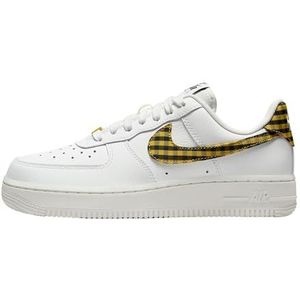 Nike AIR Force 1 '07 Sneakers voor dames, 40,5 EU, Summit White Bronzine Black, 40.5 EU