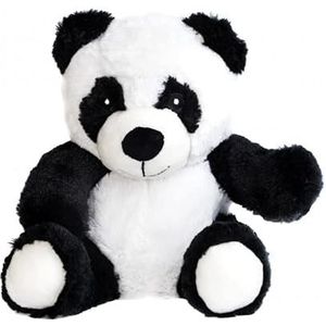 Pelucho - Pluche kruik met afneembare overtrek Panda - Made in France - Lavendel en tarwe - Warmte - Wellness - Zacht - Droogkruik - Babywarmwaterkruik - Magnetron Warmwaterkruik