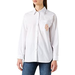 Comma CI Bluse blouse voor dames, 01g1 Weiß, 36