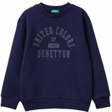 United Colors of Benetton Kids & Teen's Maglia G/C M/L 3eb5c10r5 Sweatshirt met capuchon, blauw, 130