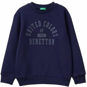 United Colors of Benetton Kids & Teen's Maglia G/C M/L 3eb5c10r5 Sweatshirt met capuchon, blauw, 130
