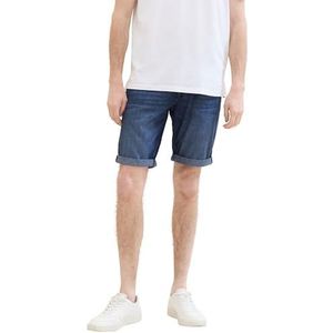 Tom Tailor - 10119 - Jeansbermuda - Blauw - Optimale Pasvorm