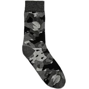 Koton Mannen Socket Sokken Camouflage Patroon, Grijs (031), One Size, GRIJS(031), One Size