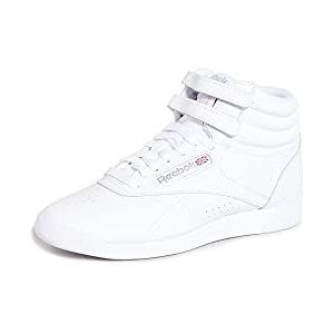 Reebok Freestyle Hi High Top voor dames, Wit Int White Silver, 35.5 EU