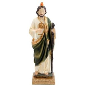 Figuur St. Judas, vierkant, handbeschilderd, hars, 32 cm