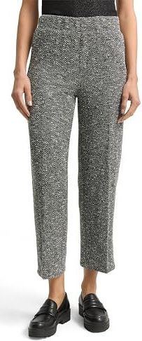 TOM TAILOR Damesbroek, 39180 - Salt Pepper Boucle Structuur, 44W / 28L