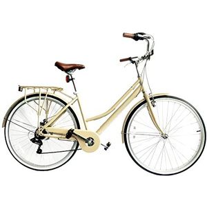 Versiliana Vintage fietsen - City Bike - Resistene - praktijk - comfortabel - perfect voor stadsmovers (PINK CIPRIA, DAMES 71 cm)