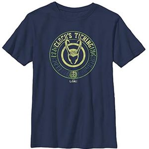 Marvel Loki - TickTock Boys Crew neck T-Shirt Navy blue 140