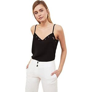 Trendyol Dames Zwarte Hanged Blouse, 40