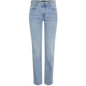 PCKELLY MW Straight Jeans LB302 NOOS, blauw (light blue denim), 33W x 30L