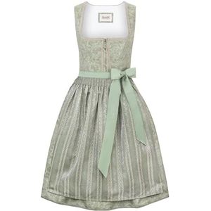 STOCKERPOINT - Dirndl 'Grace' - Crème - Bloemenprint - Mouwloos - Knielengte