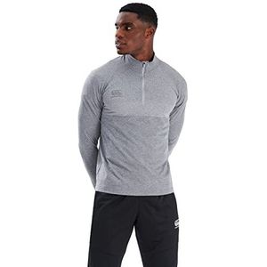 Canterbury Heren Naadloze 1st Layer Lange Mouw Baselayer T-Shirt, Classic Marl, 3XL-4XL
