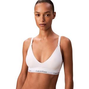 Calvin Klein Vrouwen Zwangerschap Licht Gevoerd Driehoek LV00QF8506 Driehoek, Wit (Wit), XS, Wit (wit), XS
