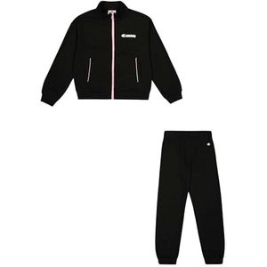 Champion Girl's Tracksuit, Zwart, 3-4 Jaar