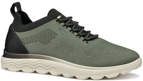 Geox - Spherica - Sneakers - Groen - Gerecycled Breisel