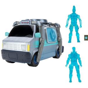 Fortnite FNT0897 Feature Deluxe Van, Elektronisch voertuig met twee 4-inch gelede drift (fase 1) en reboot Recruit Jonesy-figuren en accessoire, Multi - Amazon Exclusive