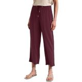 Street One - Wide Legs - Dames Broeken - Rood - Loose Fit - High Waist