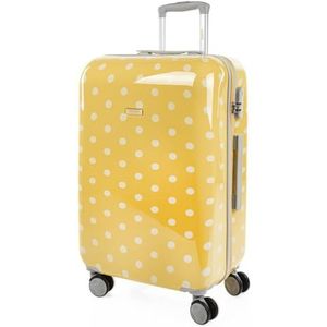 SKPAT - Koffer en Handbagage Koffer 55x35x25 - Cabin Luggage, Carry On Suitcase, Cabin Suitcase. Combinatie Hangslot 66450, Geel