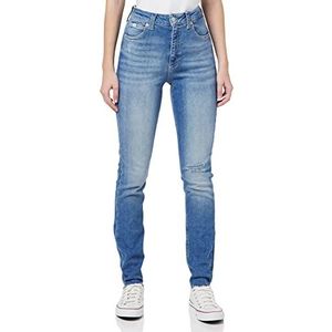 Calvin Klein Dames High Rise Skinny Broek, Denim Medium, 31W / 32L