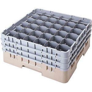 Cambro Camrack 36 compartiment Glasrek Beige - Max Hoogte 155mm