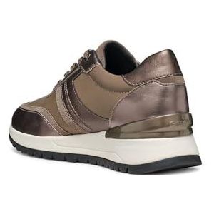 Geox D Desya A Sneakers voor dames, taupe, 36 EU