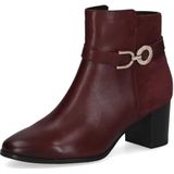 CAPRICE - Enkellaarsjes - Bordeaux - Gevoerd - Blokhak