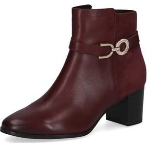 CAPRICE - Enkellaarsjes - Bordeaux - Gevoerd - Blokhak