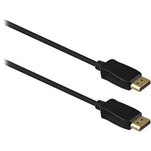 T'nB DisplayPort-kabel (stekker op stekker, 2 m) zwart