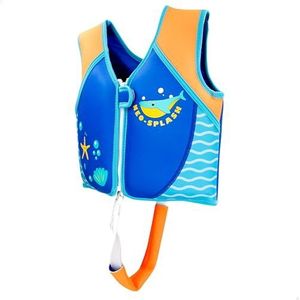 COLORBABY Aqua Sport zwemvest voor kinderen, neopreen en schuim, verstelbare band, maximaal gewicht 11-19 kg, leeftijd 1 en 3 jaar, zwemvest voor kinderen, babyzwemring voor peuters (54214)