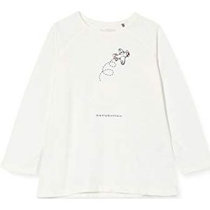 bellybutton Baby-jongens T-shirt met lange mouwen, Cloud Dancer|wit, 74 cm