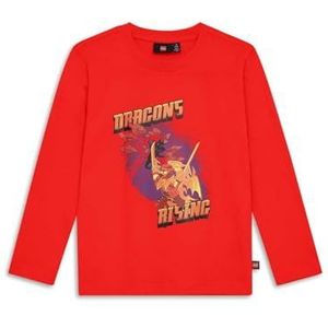 Kabooki Uniseks T-shirt, rood, 104 cm