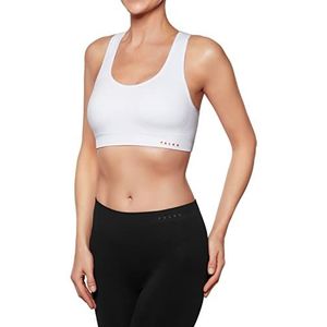 FALKE Dames Sportbeha Madison Low Support With Pads W SB Functioneel Material Voor een laag activiteitsniveau 1 Stuk, Wit (White 2860), S