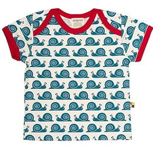 Loud + Proud Uniseks - Baby T-shirts Dierenprint 204, blauw (In), 74/80 cm
