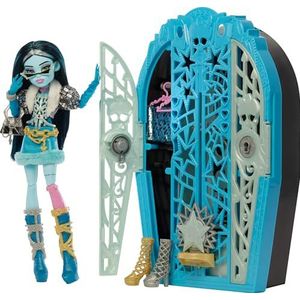 Monster High Skulltimate Secrets Pop en Accessoires Set, Hauntlywoodmysteries Frankie Stein met Onthulkast en meer dan 19 Glamoureuze verrassingen, zoals Poppenkleren, JBG81