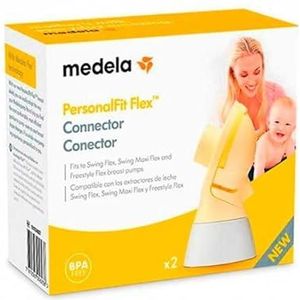 Medela Stekker PersonalFit Flex Medela - aansluiting voor borstkolftrechter, wit, geel, grijs.