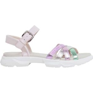 Pepe Jeans Ventura metalen sandaal, grijs (zilver), 4.5 UK, Grijs Zilver, 37 EU